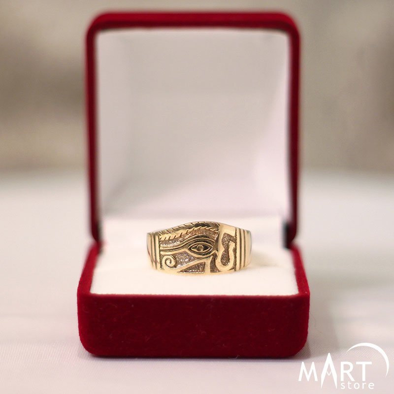 Eye of horus mens on sale ring